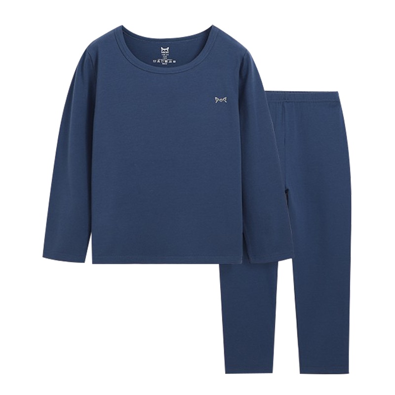 猫人儿童秋衣秋裤套装新品中大童内衣猫人男孩宝宝秋衣