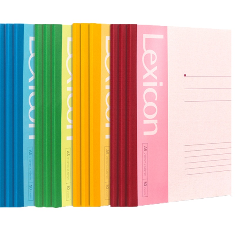 得力7652办公无线装订 本(混)-50张-A5 12本/装