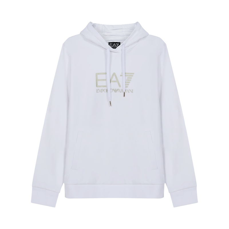 阿玛尼 EMPORIO ARMANI EA7 女士棉质连帽卫衣运动衫8NTM36 TJCQZ