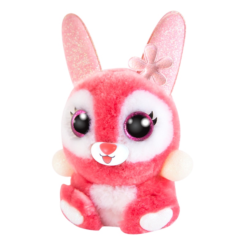 iDoon绒豆豆儿童玩具创意diy手工制作兔子玩偶礼物女生毛绒娃娃女童女孩溶豆豆萌宠亲子互动礼物 2代绒豆豆-兔朵朵