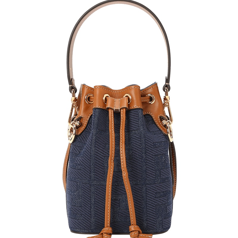 20新款 FENDI MON TRESOR 水桶包单肩包 小号12x18x10CM