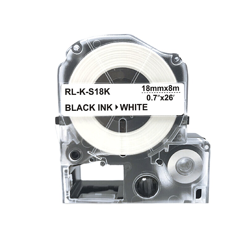 扬帆耐立(YFHC) 锦宫SS18K标签色带(白底黑字/18mm) 适用SR230C/230CH/530C/550C