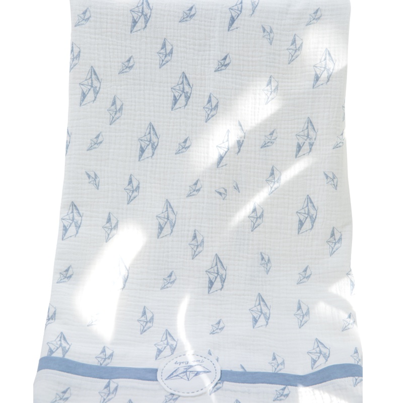 俩个宝宝儿童夏凉被空调被幼儿园午睡小被子可水洗婴儿夏天纱布薄被子