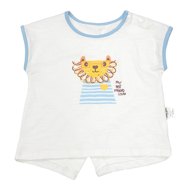 洛克泰迪儿童短袖衫2020新款男童T恤婴儿夏装轻薄透气外出服