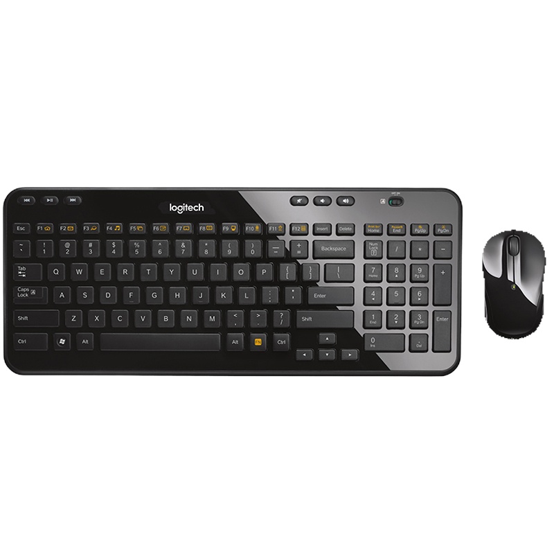 罗技 MK365 键鼠套装 无线键鼠套装 办公键鼠套装 黑色 带无线2.4G接收器