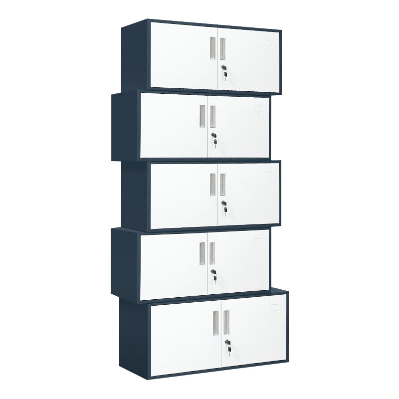 三圣 办公家具套色加厚分五节文件柜铁皮柜档案柜资料柜文件柜其他金属办公柜收纳柜整理柜可定制