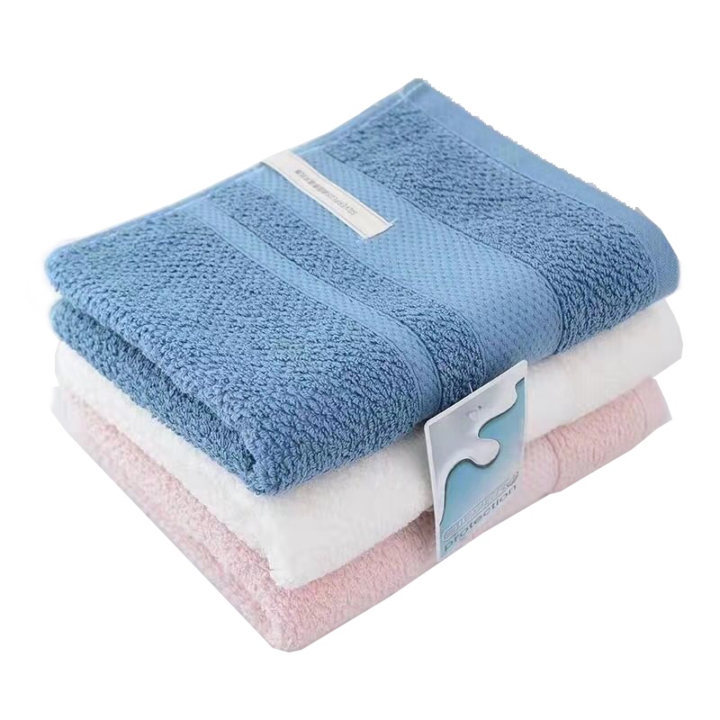 毛巾 纯棉洗脸吸水不掉毛家用全棉柔软擦头巾 10条一包，10条起拍，价格为单条价，少于30条不发货