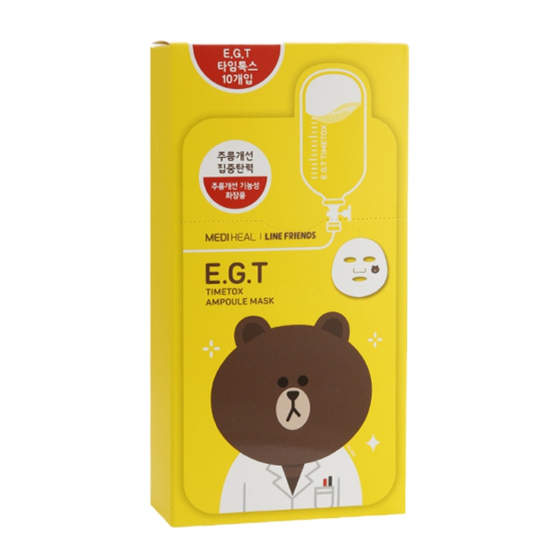 Mediheal Line Friends 抗皺保濕面膜 10片