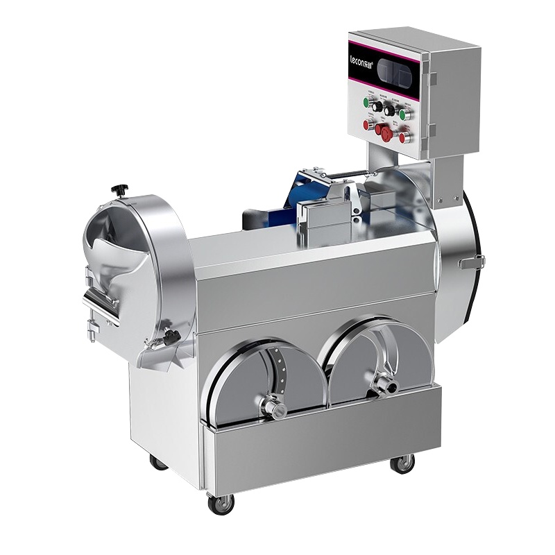 乐创(lecon)商用多功能切菜机 304不锈钢食堂土豆黄瓜萝卜切片切丝切丁机 LC-J-G801