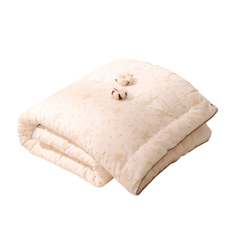 龙之涵[LONGZHIHAN]婴儿被子纯棉花被芯宝宝棉被儿童幼儿园被子秋冬季新生厚款儿童棉花被胎床上用品60*110cm