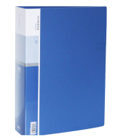 得力(deli) 9256 A4带刻度半透明书写板夹文件夹 蓝灰 随机