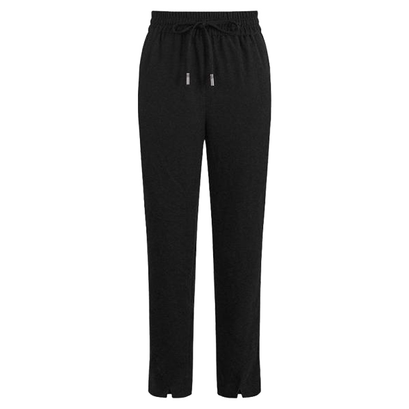 7.Modifier冬季新款韩版时尚休闲宽松显瘦开叉小脚休闲九分裤女70009183