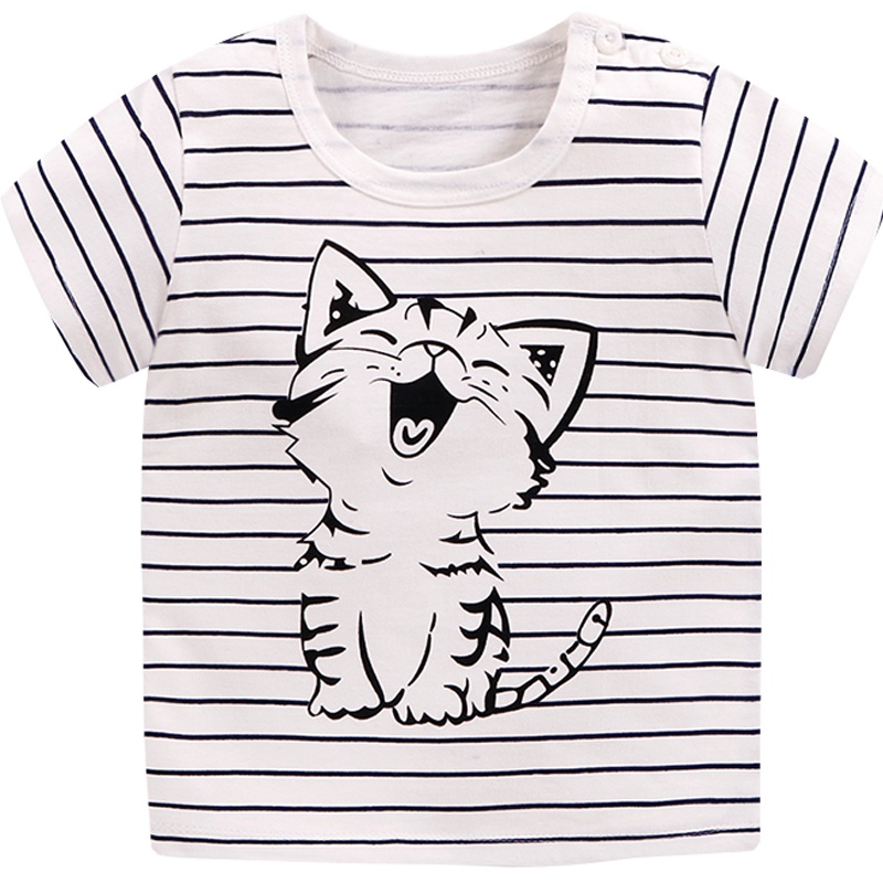 童装儿童纯棉短袖T恤半袖体恤上衣男童女童宝宝短袖上衣婴儿衣服