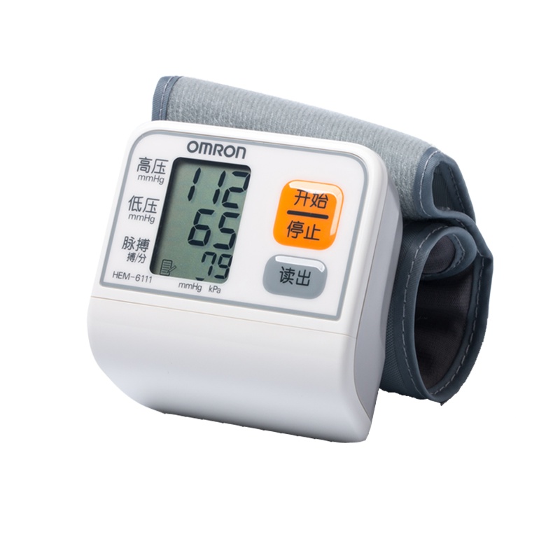 欧姆龙电子血压计HEM-6182手腕式家用全自动血压测量仪器