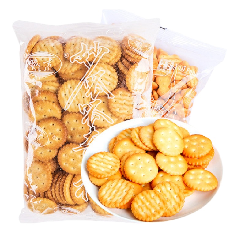 小奇福饼干雪花酥原材料专用烘焙小圆饼干整箱 2kg/箱(箱)