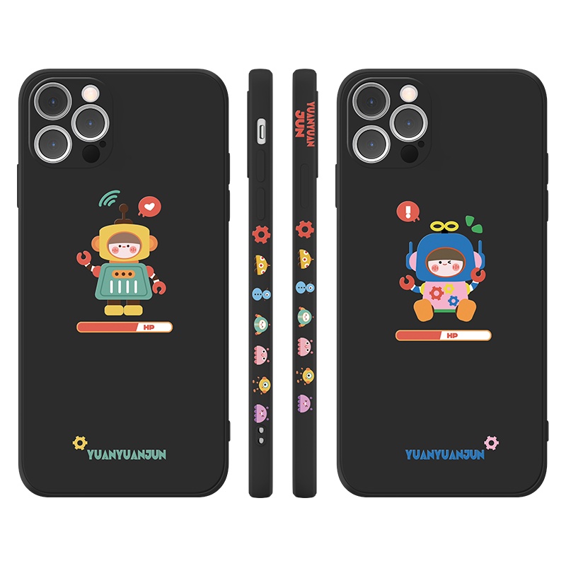 卡绮苹果12手机壳iPhone11直边promax硅胶x新款xr全包7/8plus女iPhonexr防摔软壳卡通网红可爱