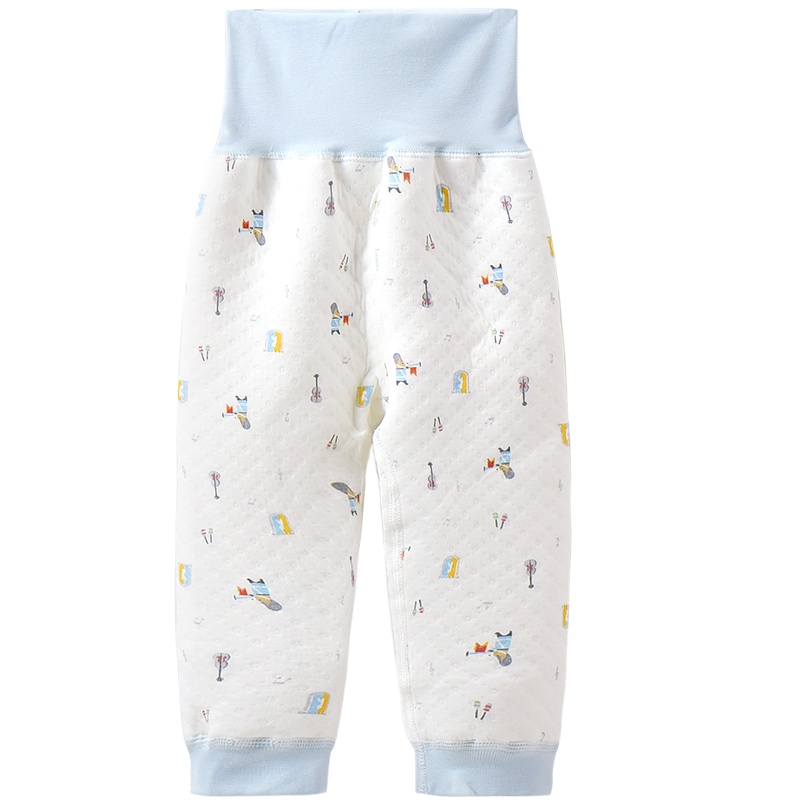 童泰TONGTAI婴儿秋冬加厚高腰裤6-24个月宝宝闭裆保暖裤子打底裤