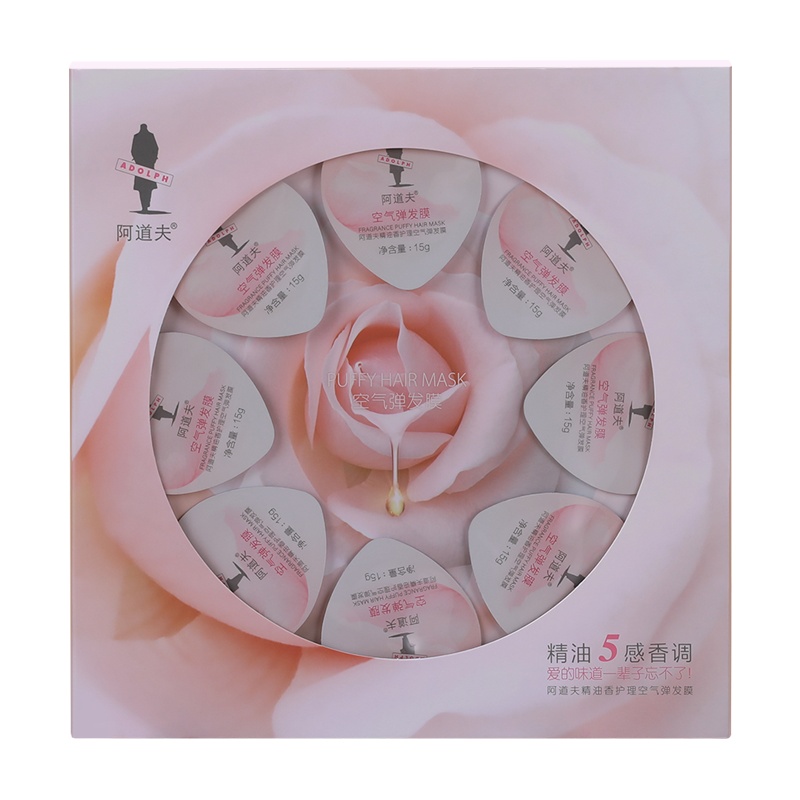 阿道夫精油香护理空气弹发膜8粒/盒