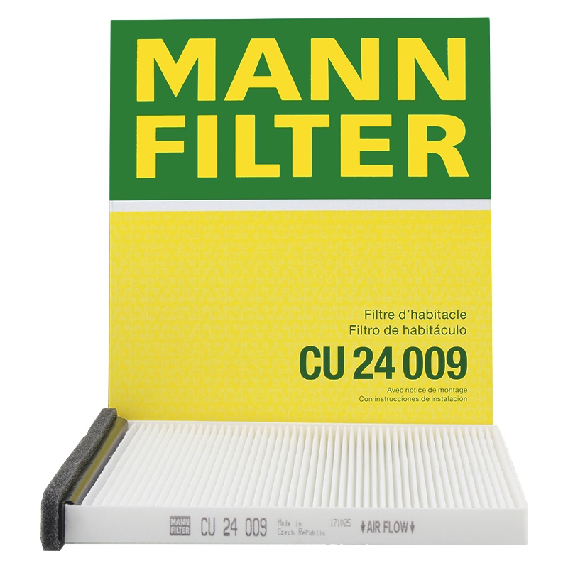曼牌(MANNFILTER)空调滤清器/空调滤芯/空调滤CU24009(马自达CX-4/阿特兹)