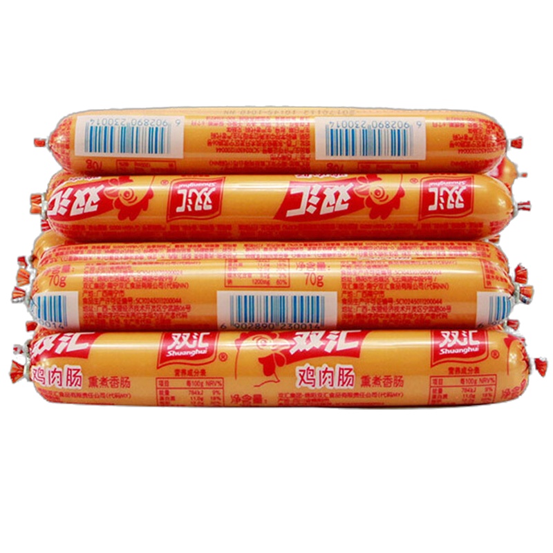 双汇超市非清真鸡肉肠225g*7袋
