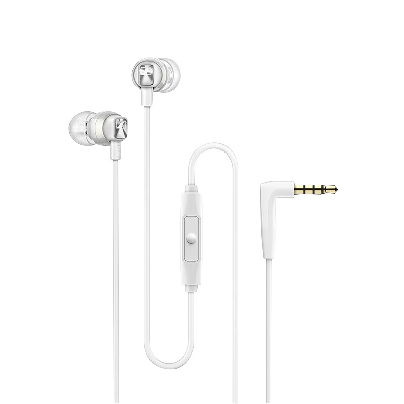 森海塞尔(Sennheiser) CX300S 手机运动音乐耳机 有线入耳式 纯净音质 智能线控 白色[国行]
