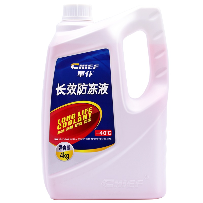 车仆长效防冻液4KG-40℃红色