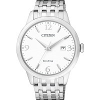 西铁城(CITIZEN)手表 时尚光动能不锈钢情侣表男表BM7300-50A