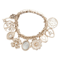 安妮克莱因（ANNE KLEIN）魅力潮流系列时尚休闲贝母表盘手链式石英女表10/8096CHRM