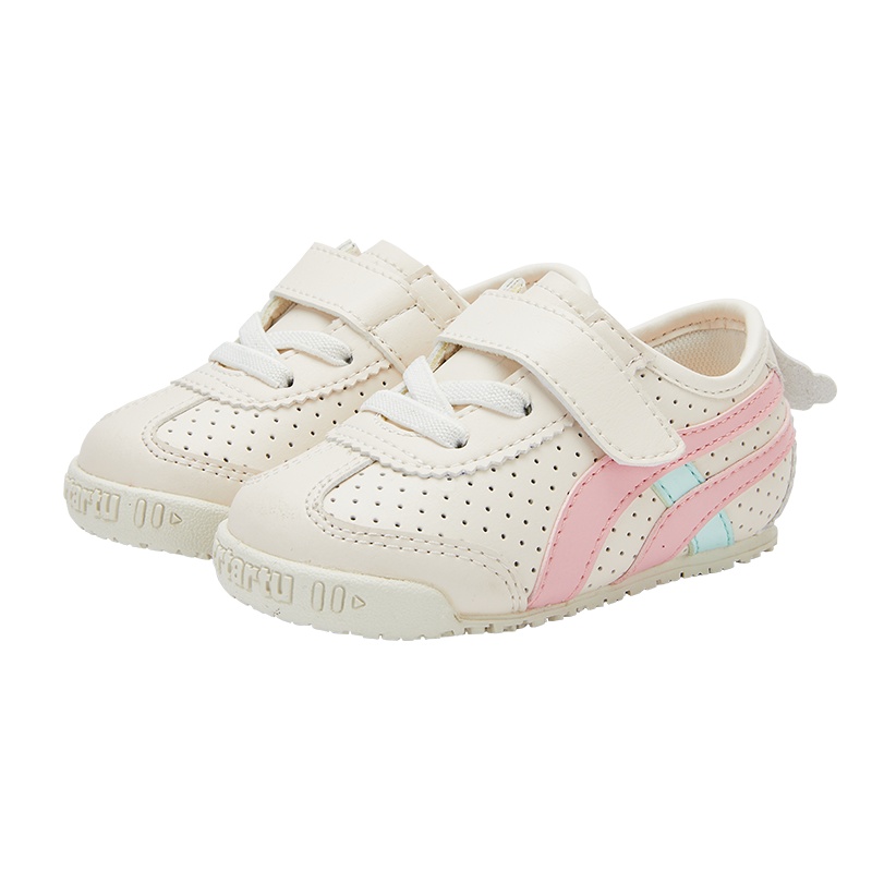 卡特兔学步鞋女软底春秋新款男宝宝板鞋婴儿不掉鞋小童鞋子宝宝鞋