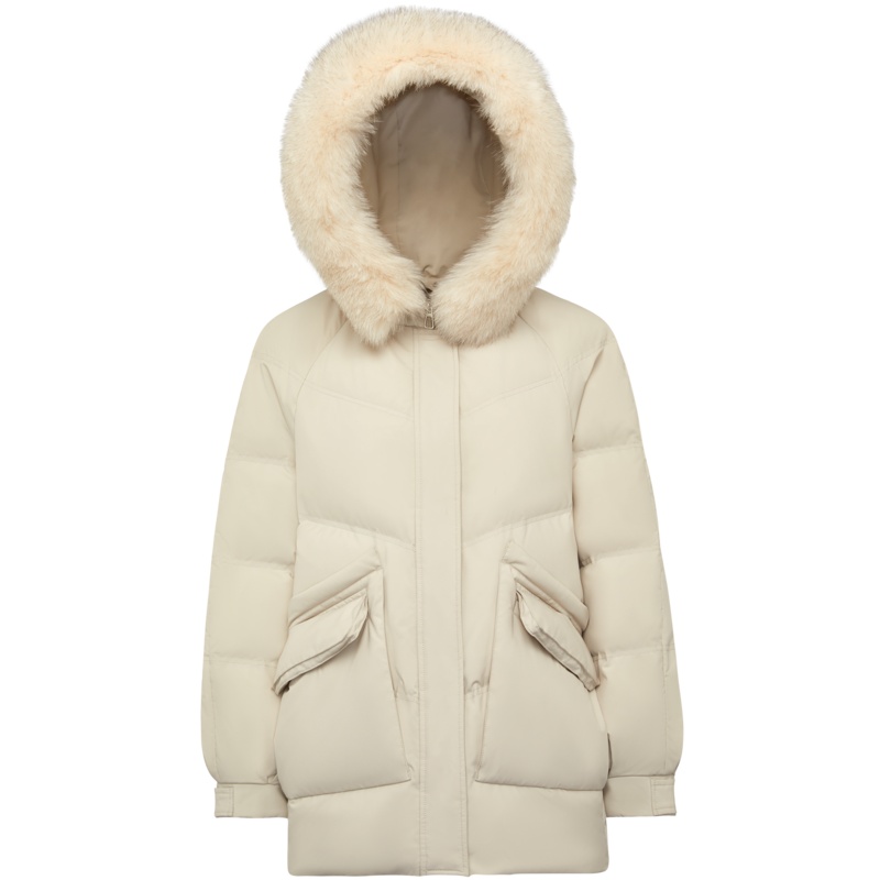 波司登2020年新款羽绒服女中长款温柔甜美风运动休闲B00145276