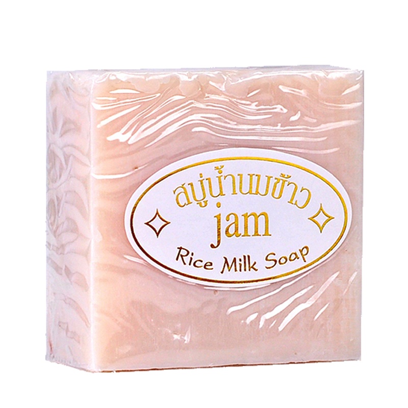 正品泰国手工大米香皂天然植物精油皂洗脸补水保湿沐浴皂纯女