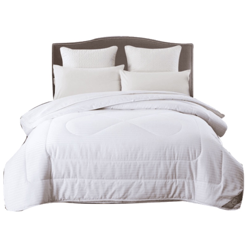 维科家纺全棉提花二合一子母被春秋被芯双人被子被芯