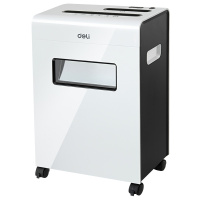 得力deli9911碎纸机电动碎纸机家用办公碎纸机可碎光盘低音迷你碎纸机4级保密单次碎纸8张