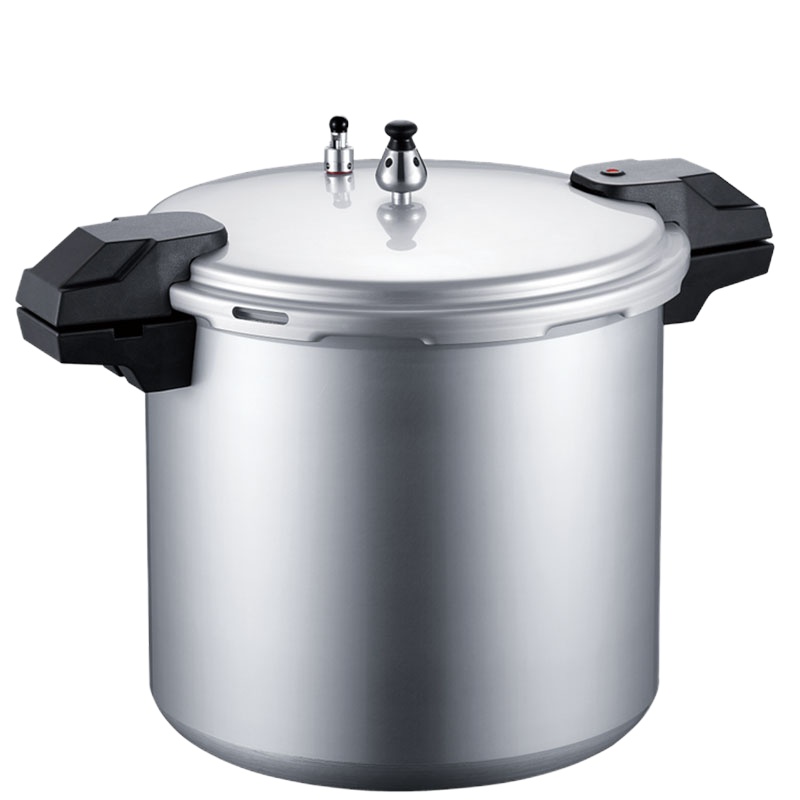 苏泊尔YL307LA1商用高压锅大容量加高铝合金直型压力锅家用大号高压锅明火煤气燃气灶专用 21L