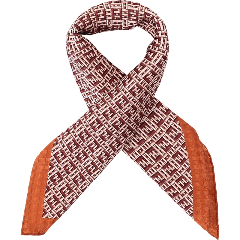 FENDI 芬迪 女士 桑蚕丝围巾方巾丝巾 FXT301 ADRB