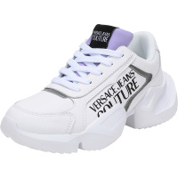VERSACE JEANS COUTURE 范思哲 女士 皮革休闲运动鞋小白鞋 E0VZASU3 71623
