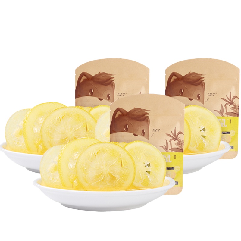 三只松鼠 柠檬干66g*3