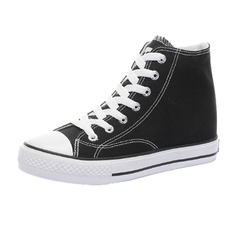 回力(Warrior)新款经典高帮系带帆布鞋女运动休闲鞋