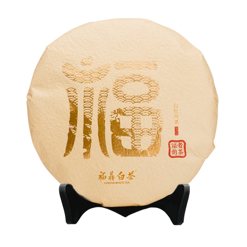 艺福堂茶叶 福韵老茶福鼎白茶 特级白牡丹茶饼老白茶茶叶礼盒装300g 年货送礼礼盒