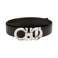 GUCCI 古驰 GUCCI腰带 男士经典双G压纹商务休闲时尚皮带85