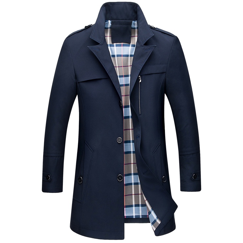 袋鼠(DAISHU)男士秋季新款休闲风衣 DS17101