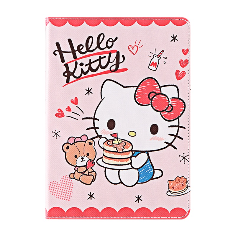 魅爱琳 iPad Air3 10.5保护套10.2可爱KT猫Pro英寸苹果平板外壳彩绘翻盖智能休眠支架全包软套防摔潮时尚