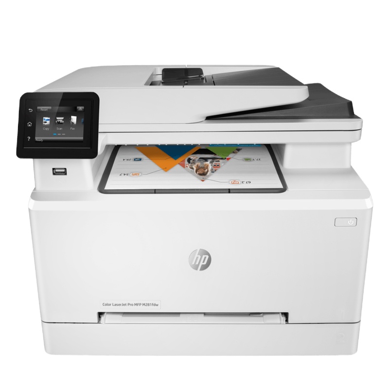惠普(HP)LaserJet Pro M281fdw彩色A4激光一体机(自动双面打印 复印 扫描 网络 无线)(ZX)