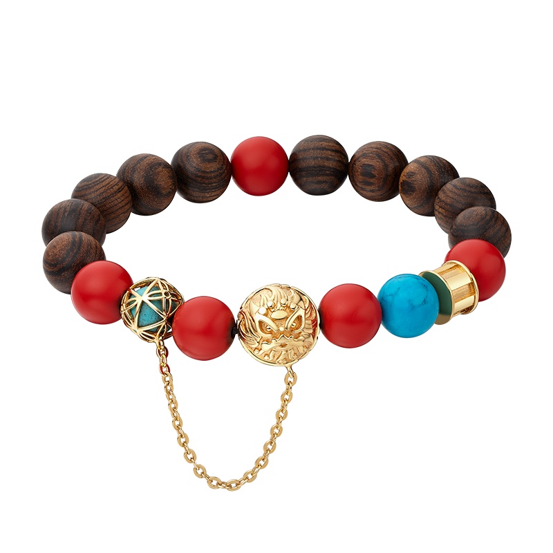 狮王阿醒 正版授权 Mover魔吻 狮王阿醒系列醒狮滚绣球街头手串 手链首饰