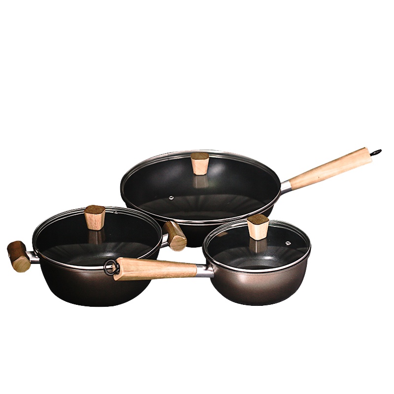 礼促优品 赫斯缇亚锅具三件套装