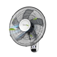 美的FWA40YA 壁扇 五叶劲风 纯铜电机 广角送风 电风扇3档可调 风扇 电风扇正常风机械控制