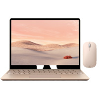 [配便携鼠标砂岩金]微软(Microsoft)Surface Laptop Go 128G 十代i5 8G内存 12.4英寸触控屏 砂岩金 轻薄本 笔记本电脑 网课 移动办公