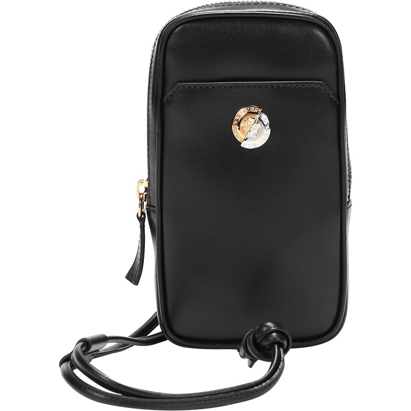 VERSACE 范思哲 奢侈品 男士 皮革颈部挂包手机套 DP88293 DVT77