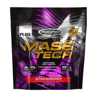 Muscletech肌肉科技增健肌粉0.5磅乳清蛋白质粉健身瘦人增重增肥(草莓味)*5