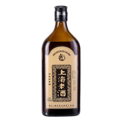 六瓶 湘溪上海老酒黄酒国标八年黄酒485ml*6